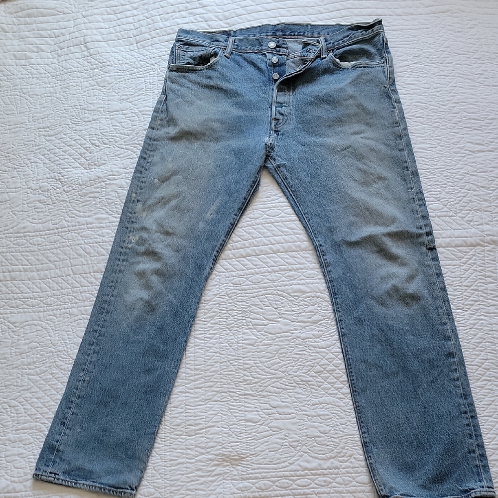 Levi's Men's Straight Jeans - Light Blue